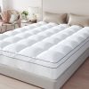 White Memory Cotton bedding Pad 2