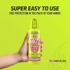HALT! Handheld Fire Fighting Foam Spray â€“ Non-Toxic, Easy to Use, Store, and Find in Emergency â€“ Compact & Portable â€“ Ideal for Home, Kitchen